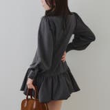 ネクタイ付裾バルーンミニワンピース | RMAF　NICE CLAUP / OLIVE des OLIVE | 詳細画像12 