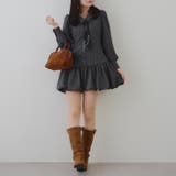 ネクタイ付裾バルーンミニワンピース | RMAF　NICE CLAUP / OLIVE des OLIVE | 詳細画像14 