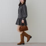 ネクタイ付裾バルーンミニワンピース | RMAF　NICE CLAUP / OLIVE des OLIVE | 詳細画像16 