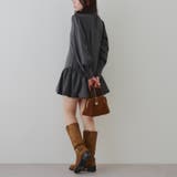 ネクタイ付裾バルーンミニワンピース | RMAF　NICE CLAUP / OLIVE des OLIVE | 詳細画像17 