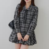 ネクタイ付裾バルーンミニワンピース | RMAF　NICE CLAUP / OLIVE des OLIVE | 詳細画像2 