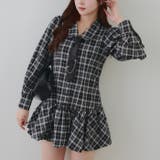 ネクタイ付裾バルーンミニワンピース | RMAF　NICE CLAUP / OLIVE des OLIVE | 詳細画像3 