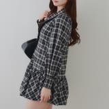 ネクタイ付裾バルーンミニワンピース | RMAF　NICE CLAUP / OLIVE des OLIVE | 詳細画像4 