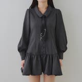 ネクタイ付裾バルーンミニワンピース | RMAF　NICE CLAUP / OLIVE des OLIVE | 詳細画像18 