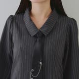 ネクタイ付裾バルーンミニワンピース | RMAF　NICE CLAUP / OLIVE des OLIVE | 詳細画像21 