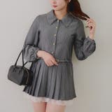 ベルト付シャツミニワンピース | RMAF　NICE CLAUP / OLIVE des OLIVE | 詳細画像2 