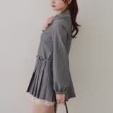 ベルト付シャツミニワンピース | RMAF　NICE CLAUP / OLIVE des OLIVE | 詳細画像3 