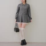 ベルト付シャツミニワンピース | RMAF　NICE CLAUP / OLIVE des OLIVE | 詳細画像4 