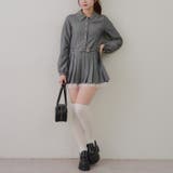 ベルト付シャツミニワンピース | RMAF　NICE CLAUP / OLIVE des OLIVE | 詳細画像5 