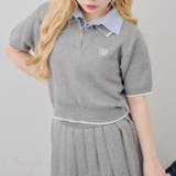 【セットアップ】ダブル衿ポロ&ミニプリーツスカート | NICE CLAUP / OLIVE des OLIVE　OUTLET | 詳細画像22 