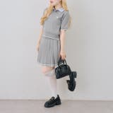 【セットアップ】ダブル衿ポロ&ミニプリーツスカート | NICE CLAUP / OLIVE des OLIVE　OUTLET | 詳細画像26 