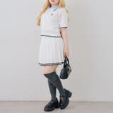 【セットアップ】ダブル衿ポロ&ミニプリーツスカート | NICE CLAUP / OLIVE des OLIVE　OUTLET | 詳細画像38 