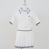 【セットアップ】ダブル衿ポロ&ミニプリーツスカート | NICE CLAUP / OLIVE des OLIVE　OUTLET | 詳細画像39 