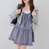 ブルー | ティアードチュニックワンピース | RMAF　NICE CLAUP / OLIVE des OLIVE