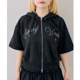 【セットアップ】半袖ジップスウェット+ティアードミニスカート | NICE CLAUP / OLIVE des OLIVE　OUTLET | 詳細画像6 