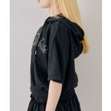 【セットアップ】半袖ジップスウェット+ティアードミニスカート | NICE CLAUP / OLIVE des OLIVE　OUTLET | 詳細画像7 