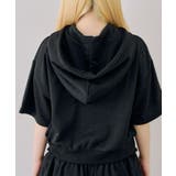 【セットアップ】半袖ジップスウェット+ティアードミニスカート | NICE CLAUP / OLIVE des OLIVE　OUTLET | 詳細画像8 