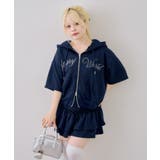 【セットアップ】半袖ジップスウェット+ティアードミニスカート | NICE CLAUP / OLIVE des OLIVE　OUTLET | 詳細画像23 