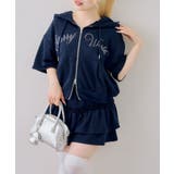 【セットアップ】半袖ジップスウェット+ティアードミニスカート | NICE CLAUP / OLIVE des OLIVE　OUTLET | 詳細画像24 