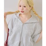 【セットアップ】半袖ジップスウェット+ティアードミニスカート | NICE CLAUP / OLIVE des OLIVE　OUTLET | 詳細画像29 