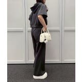【セットアップ】キラキラパーカー空港コーデ | NICE CLAUP / OLIVE des OLIVE OUTLET | 詳細画像4