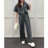 【セットアップ】キラキラパーカー空港コーデ | NICE CLAUP / OLIVE des OLIVE OUTLET | 詳細画像7