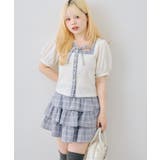 サックス | スクエアリボンセットアップ | NICE CLAUP / OLIVE des OLIVE　OUTLET