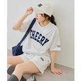 【セットアイテム】BIGロゴTシャツ+ショートパンツ | NICE CLAUP / OLIVE des OLIVE　OUTLET | 詳細画像1 