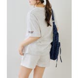 【セットアイテム】BIGロゴTシャツ+ショートパンツ | NICE CLAUP / OLIVE des OLIVE　OUTLET | 詳細画像3 