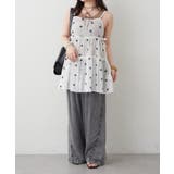 【レイヤードコーデに】サイドリボンキャミチュニック | NICE CLAUP / OLIVE des OLIVE　OUTLET | 詳細画像6 