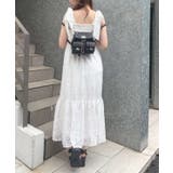 レース肩リボンシャーリングキャミワンピース | NICE CLAUP / OLIVE des OLIVE OUTLET | 詳細画像12