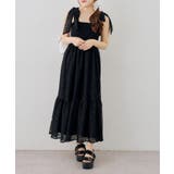 レース肩リボンシャーリングキャミワンピース | NICE CLAUP / OLIVE des OLIVE OUTLET | 詳細画像17