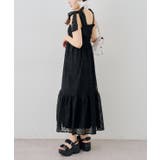 レース肩リボンシャーリングキャミワンピース | NICE CLAUP / OLIVE des OLIVE OUTLET | 詳細画像19