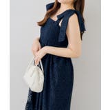 レース肩リボンシャーリングキャミワンピース | NICE CLAUP / OLIVE des OLIVE OUTLET | 詳細画像3