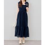 レース肩リボンシャーリングキャミワンピース | NICE CLAUP / OLIVE des OLIVE OUTLET | 詳細画像5