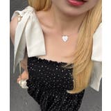 配色肩リボンシャーリングキャミワンピース | NICE CLAUP / OLIVE des OLIVE OUTLET | 詳細画像9