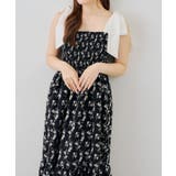 配色肩リボンシャーリングキャミワンピース | NICE CLAUP / OLIVE des OLIVE OUTLET | 詳細画像13