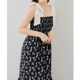 配色肩リボンシャーリングキャミワンピース | NICE CLAUP / OLIVE des OLIVE OUTLET | 詳細画像14