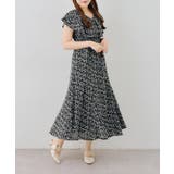 花柄フリルマーメイドワンピース | NICE CLAUP / OLIVE des OLIVE　OUTLET | 詳細画像1 