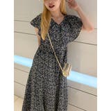 花柄フリルマーメイドワンピース | NICE CLAUP / OLIVE des OLIVE　OUTLET | 詳細画像3 