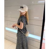 花柄フリルマーメイドワンピース | NICE CLAUP / OLIVE des OLIVE　OUTLET | 詳細画像4 