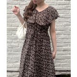 花柄フリルマーメイドワンピース | NICE CLAUP / OLIVE des OLIVE　OUTLET | 詳細画像16 