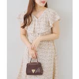 アイボリー | 花柄フリルマーメイドワンピース | NICE CLAUP / OLIVE des OLIVE　OUTLET