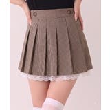 【セットアップ対応可】裾レースプリーツスカート | NICE CLAUP / OLIVE des OLIVE OUTLET | 詳細画像1