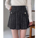 ラメツイードスカパン | NICE CLAUP / OLIVE des OLIVE　OUTLET | 詳細画像1 