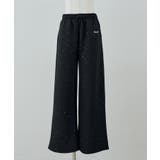 【セットアップ対応可】ラメダンボールイージーパンツ | NICE CLAUP / OLIVE des OLIVE　OUTLET | 詳細画像2 