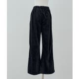 【セットアップ対応可】ベロアフレアーイージパンツ | NICE CLAUP / OLIVE des OLIVE　OUTLET | 詳細画像7 