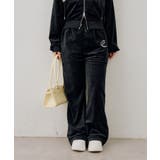 【セットアップ対応可】ベロアフレアーイージパンツ | NICE CLAUP / OLIVE des OLIVE　OUTLET | 詳細画像11 
