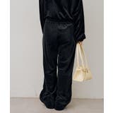 【セットアップ対応可】ベロアフレアーイージパンツ | NICE CLAUP / OLIVE des OLIVE　OUTLET | 詳細画像13 