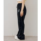 【セットアップ対応可】ベロアフレアーイージパンツ | NICE CLAUP / OLIVE des OLIVE　OUTLET | 詳細画像21 